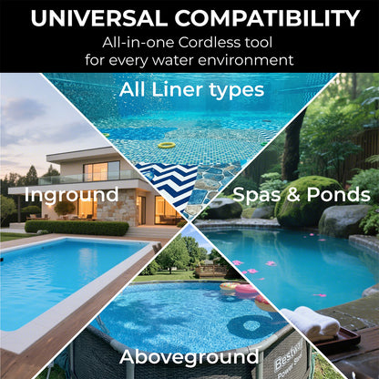 16V Pro 45W Pool Vacuum with 3D Micro Clean Filter