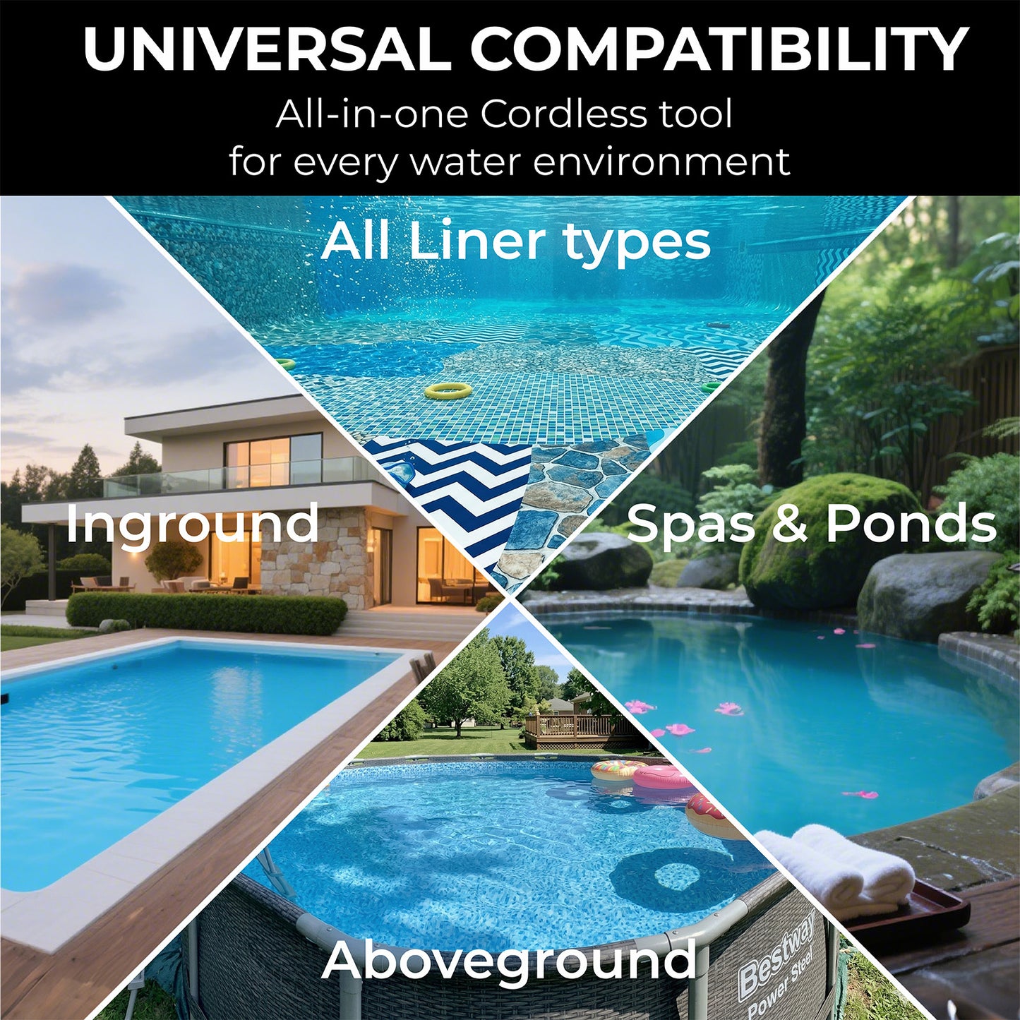 24V Ultra 65W Pool Vacuum with Micro Clean Filter