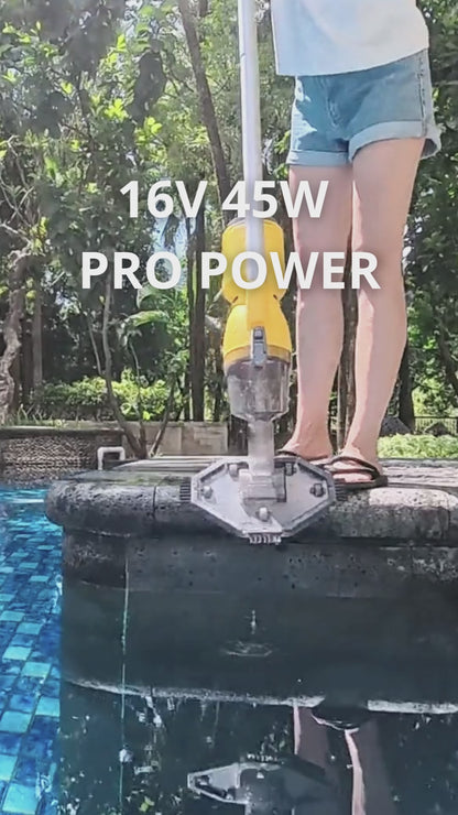 16V Pro 45W Pool Vacuum with 3D Micro Clean Filter
